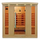 Luxus LED Infrarotsauna 175x120x190cm Infrarotkabine-Wärmekabine Sauna 4 Pers.