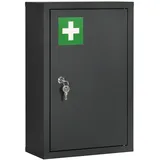 GiPP Medizinschrank, Schwarz, Naturmaterialien, Rechteckig,Rechteckig, Bodenplatte, 30x46x14 cm, Badezimmer, Badezimmerschränke, Medizinschränke