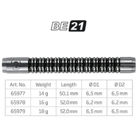 BULL'S BE-21 Softdart Barrel - 16g