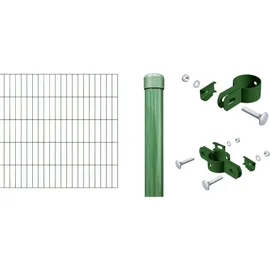 GAH Alberts Alberts Komplettset Doppelstabmatten 10 m 100 cm 6/5/6 grün