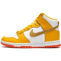 Nike Dunk High University Gold Damen DQ4691-700, University Gold / Metallic Gold / Weiß, 40 EU - 40 EU