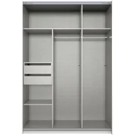 WIMEX Schiebetürenschrank Mugano 135 x 198 x 65 cm Weiß