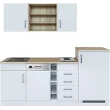 kochstation KS-Mali Elektrokochfeld Breite 210 cm weiß