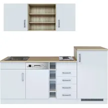 kochstation KS-Mali Elektrokochfeld Breite 210 cm weiß