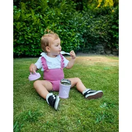 Twistshake Thermobehälter für Babys und Kinder | 350 ml | Inklusive Löffel - Pastel Blue, Blau