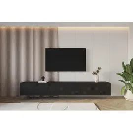 altdecor Zeno Lowboard 300 cm Schwarz Holz