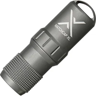 Exotac MATCHCAP XL - wasserdichter Behälter von Zündhölzer, grau EX-004100-GUN