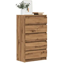 Schubladenschrank Artisan-Eiche 60x36x103 cm Holzwerkstoff