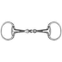 Waldhausen Olivenkopfgebiss doppelt gebrochen 16mm grau 125 mm