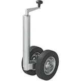 PRO PLUS Doppelstützrad 48 mm mit Vollgummireifen 200 x 50 mm
