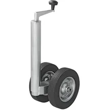 PRO PLUS Doppelstützrad 48 mm mit Vollgummireifen 200 x 50 mm