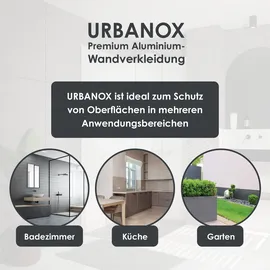 Marwell Urbanox Duschrückwand Weiß