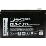 Quality Batteries Q-Batteries 12LS-7 F2 12V 7Ah Blei-Vlies-Akku / AGM VRLA mit VdS G118004