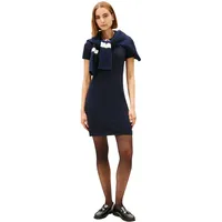 Tommy Hilfiger 1985 Kurzes Kurzarmkleid Desert Sky 3XL