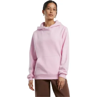 Build Your Brand Fluffy Kapuzenpullover - Soft Pink - XS