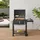 casa.pro Holzkohlegrill Arnad 105 x 114 x 47,5 cm Schwarz 