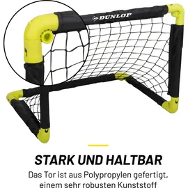 Dunlop Fußballtor Schwarz/Gelb 50 x 44 x 44 cm