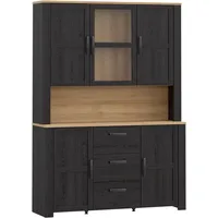 Forte Buffet Toneo 146,1 x 42 x 205,4 mehrfarbig