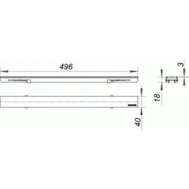 Dallmer Abdeckung CeraLine Design matt, verriegelbar - Neutral