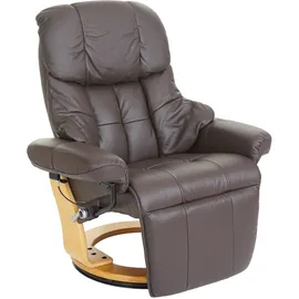 Robas Lund Relaxsessel Calgary 2 Leder 150 x 0 x 0 cm Braun drehbar