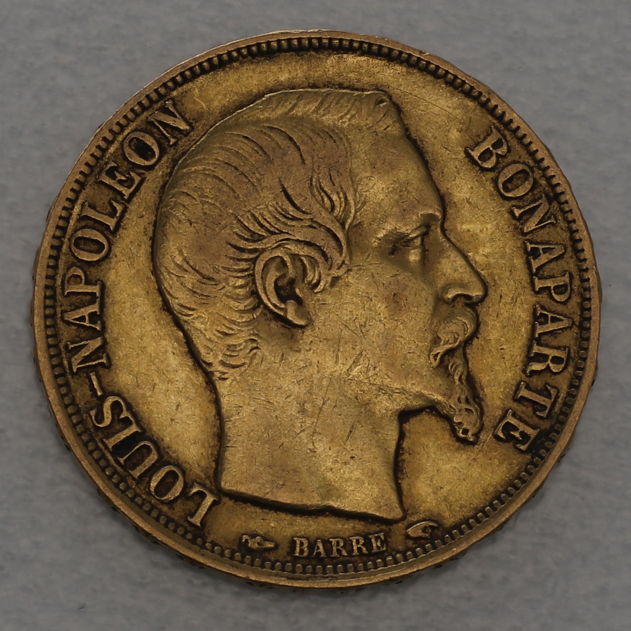 Goldmünze 20 Francs/Louis-Napoleon Bonaparte 1852