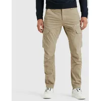 PME Legend Cargohose "Nordrop Stretch Twill", Herren, Gr. 34, Länge 34, beige (plaza taupe), Twill, Obermaterial: 97% Baumwolle, 3% Elasthan, unifarben, regular fit knöchellang, Hosen Cargohose, mit Logo Stickerei