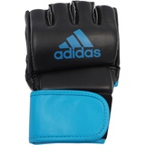adidas Unisex – Erwachsene Training Glove Grappling Kampfhandschuhe, Schwarz/Blau, S