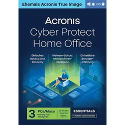 Acronis True Image Essentials-Abonnement 3 Computer - 1-Jahres-Abonnement