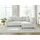 s-style möbel ECKSOFA Henrik Weiß Boucle - Ottomane rechts
