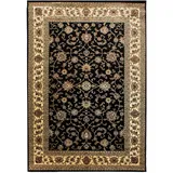 KADIMA DESIGN Kurzflorteppich, TANNHEIM, orientalisch, aus Polypropylen, Schwarz, 300 x 400 cm