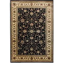 KADIMA DESIGN Kurzflorteppich, TANNHEIM, orientalisch, aus Polypropylen, Schwarz, 300 x 400 cm
