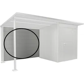 Biohort Rückwand für Seitendach Gr. L Silber-Metallic
