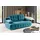 werk2 Schlafsofa Indigo Bettsofa mit Bettkasten, Breite 205cm, hochwertige Verarbeitung, 2-Sitzer Sofa und Schlafcouch mit Federkern & Bettkasten grün