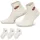 Nike Everyday Ankle Socken 3er Pack Beige/Mehrfarbig 38-42