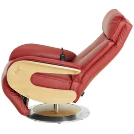 HIMOLLA Ledersessel 7818 ¦ rot ¦ Maße (cm): B: 75 H: 112 T: 87