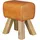 Wohnling Sitzhocker 30 x 47 x 30 cm braun / braun