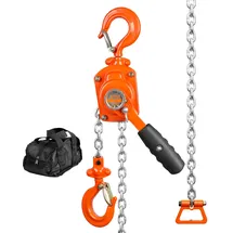 Vevor Flaschenzug Stahl 1,40 m 0,5 t Tragfähigkeit