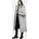 Mantel mit magnetischer Abdeckleiste und Rucksackträgern warme Winterjacke Grey M 38 100 Polyester 100 Polyester 100 Polyester