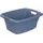 Rotho Flowers Wäschekorb, Kunststoff (PP) BPA-frei, blau, 25l, (50,5 x 38,3 x 21,8 cm)