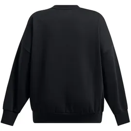 Under Armour Rival Fleece Oversized Pullover Damen 001 - black/white 2X