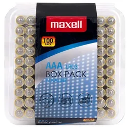 Maxell Alkaline Batterie Aaa Lr03 Pack*100 Batterien