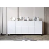 Home Affaire Sideboard Phuket II 180 x 76 x 37,5 cm Weiß matt