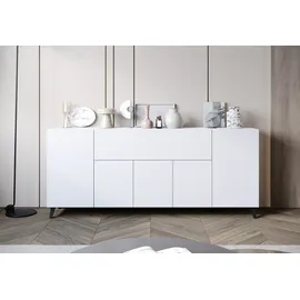 Home Affaire Sideboard Phuket II 180 x 76 x 37,5 cm Weiß matt