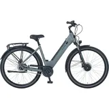 Prophete E-Bike »Geniesser 2.8«, 7 Gang, Shimano, Nexus, Frontmotor 250 W, Pedelec, Elektrofahrrad für Damen u. Herren, Grau/ schwarz 48 cm)