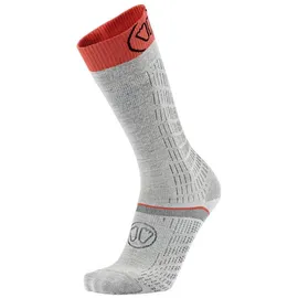 SIDAS Ski Merino Performance Women - Damen Skisocken - Grey/Coral - 37