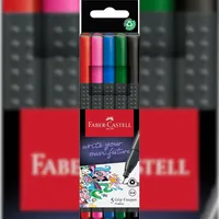 Faber-Castell Fineliner Grip basic 5er Set