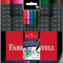 Faber-Castell Fineliner Grip basic 5er Set