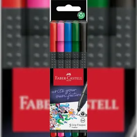 Faber-Castell Fineliner Grip basic 5er Set