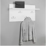 INOSIGN Garderobenpaneel Paris 70 x 21,5 x 40 cm Weiß