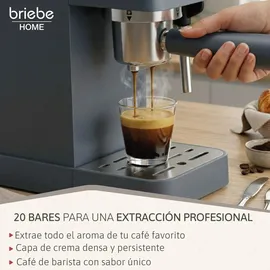 Briebe Nordic Kaffeemaschine EC1180GRY Grau